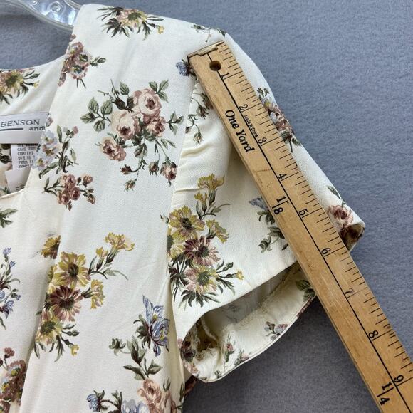 Vintage Benson and Smith Women's Dress Size 7/8 Cottagecore Floral Vintage Femme - Picture 13 of 14